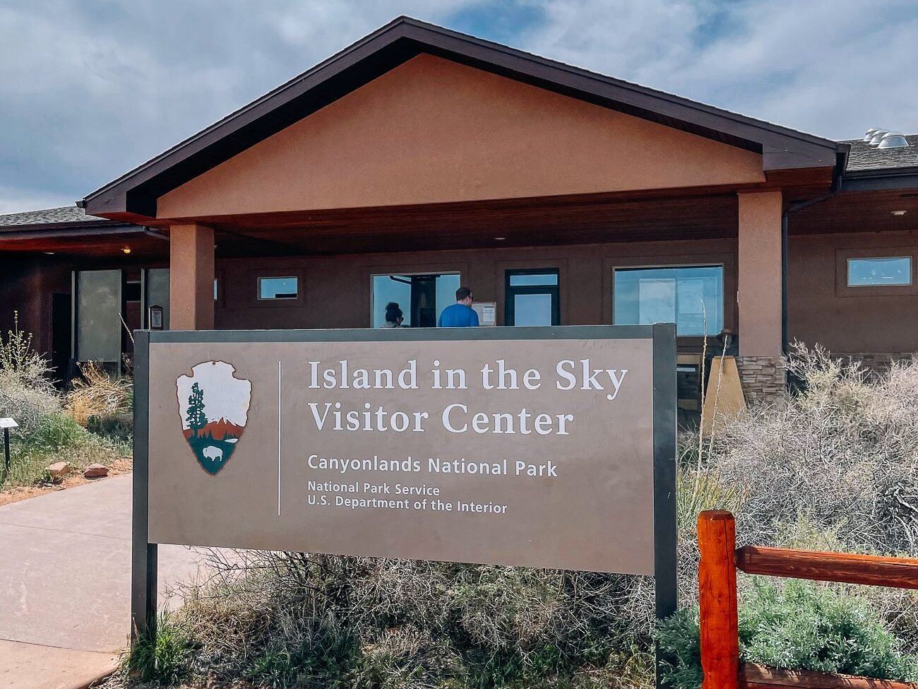 Island in the Sky Visitor Center Sign