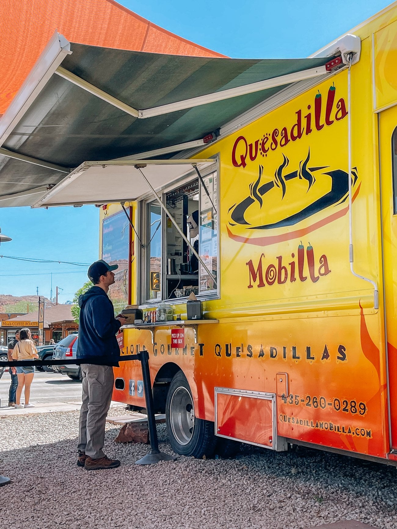 Quesadilla Mobilla truck in Moab