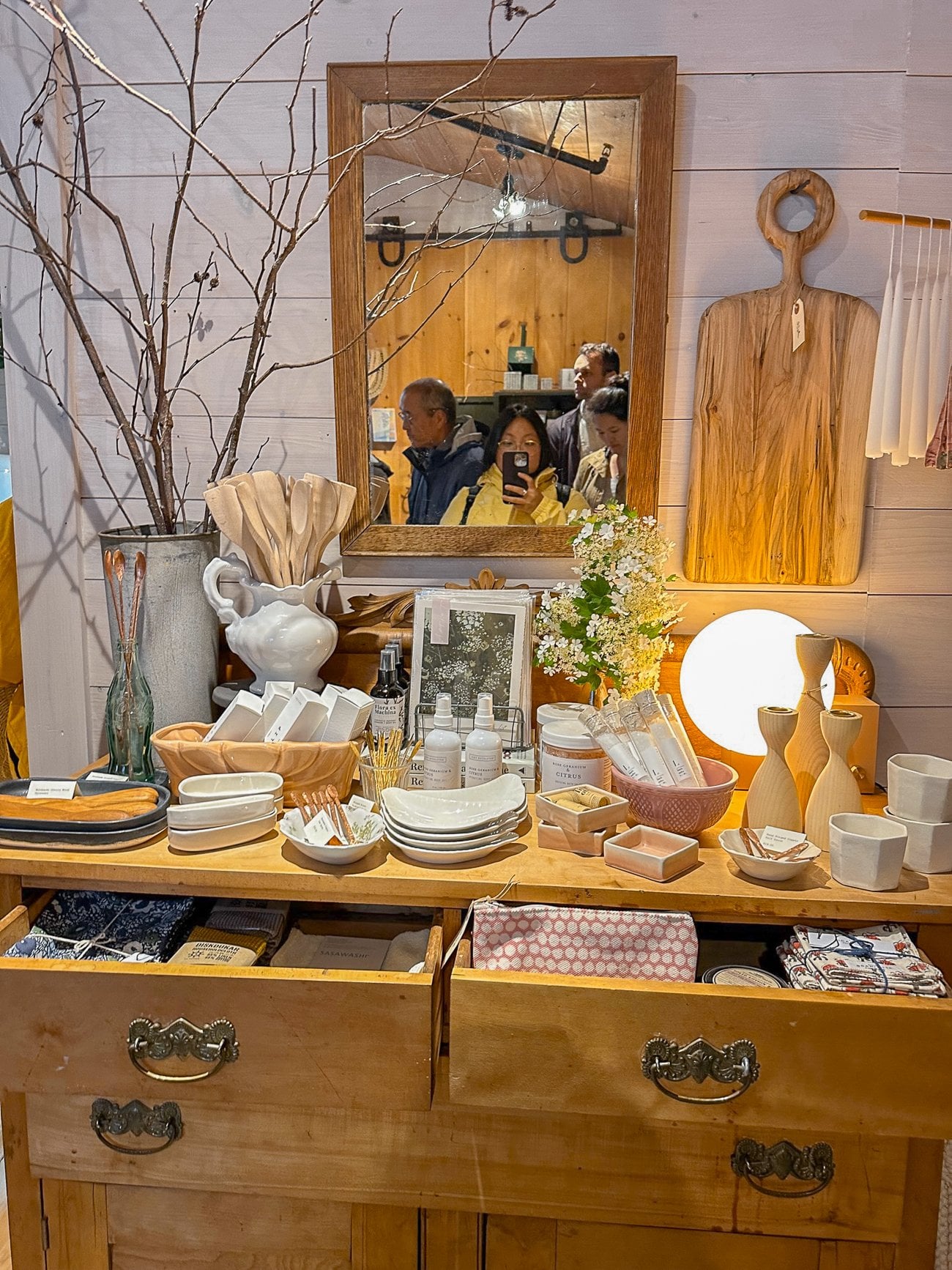 The Lost Kitchen shop with homewares