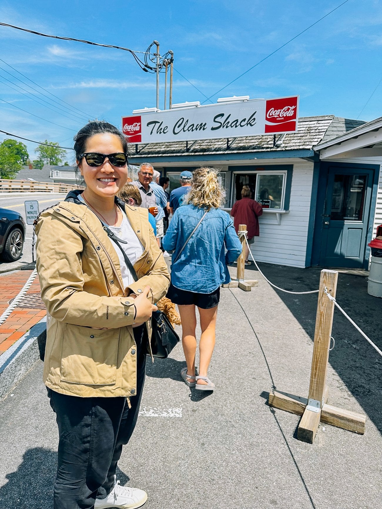 Sarah at The Clam Shack in Kennebunkport