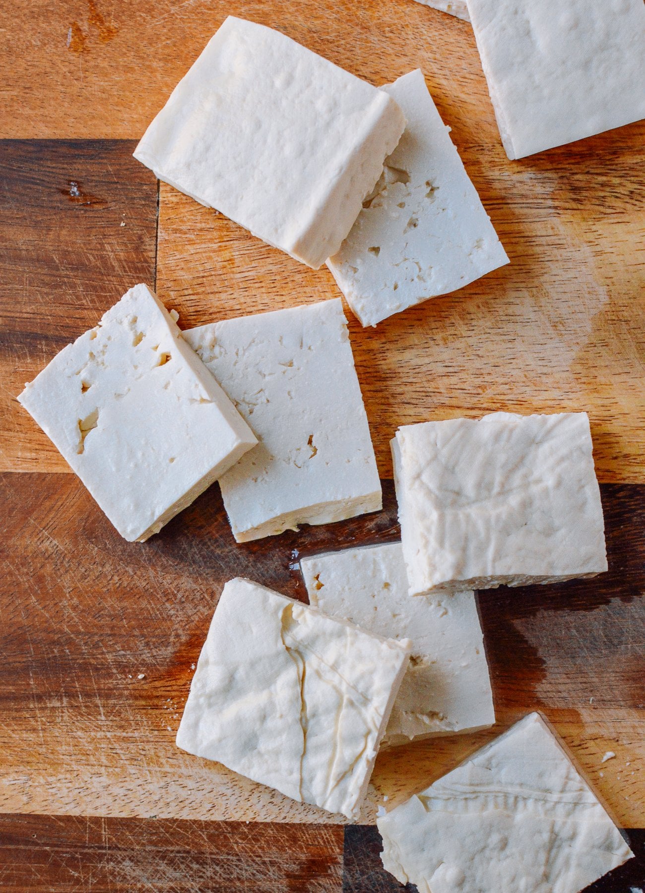 firm tofu cut into rectangle slices