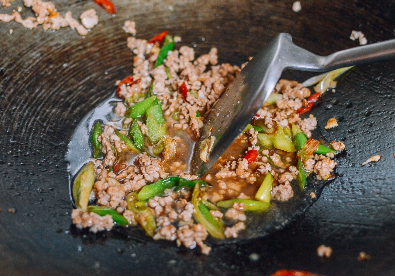 pork mixture for Chinese home style tofu