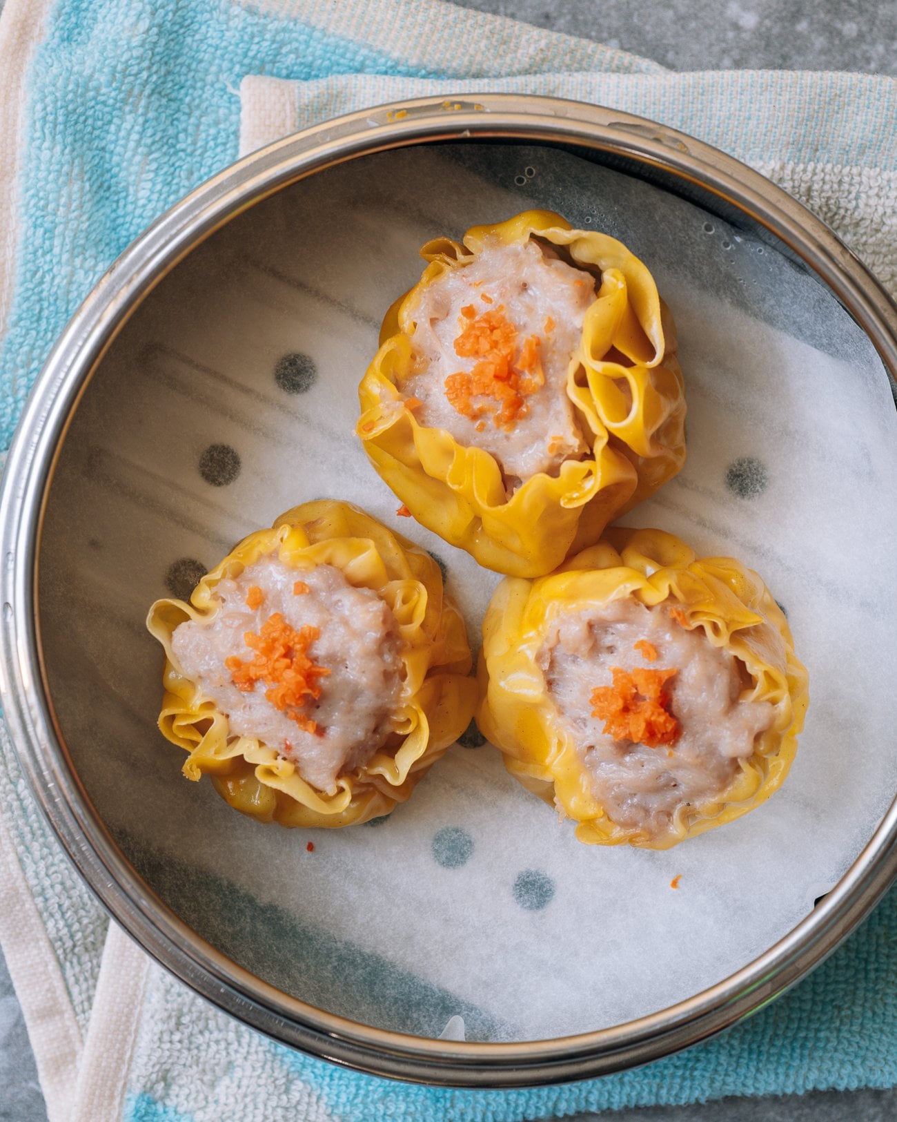 Pork & Shrimp Siu Mai in Steamer