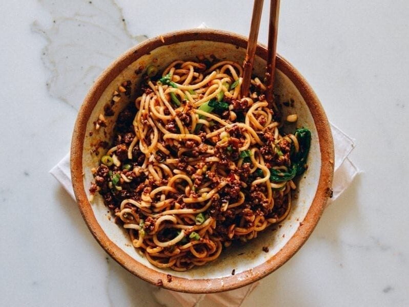 Dan Dan Noodles, by thewoksoflife.com