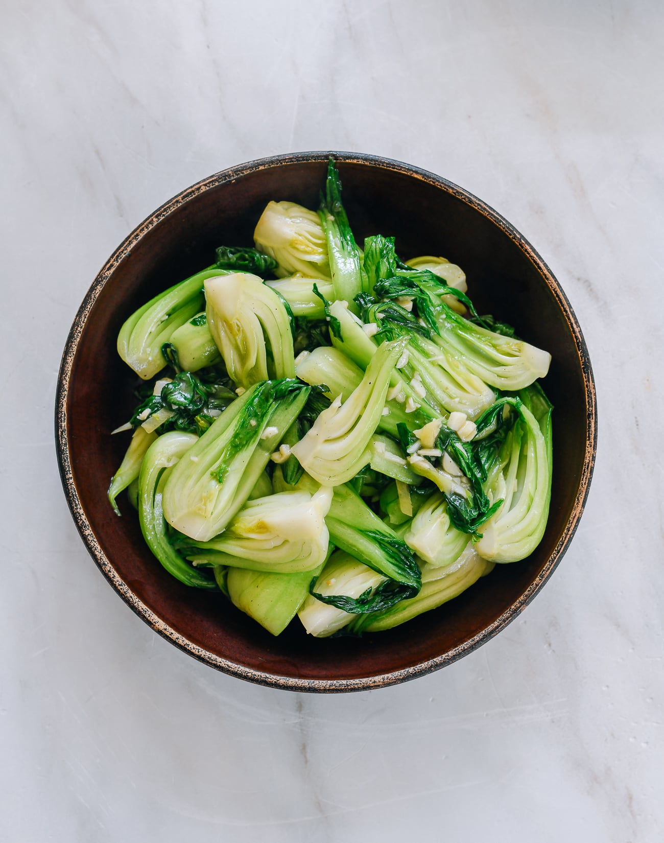 stir-fried Shanghai Bok Choy