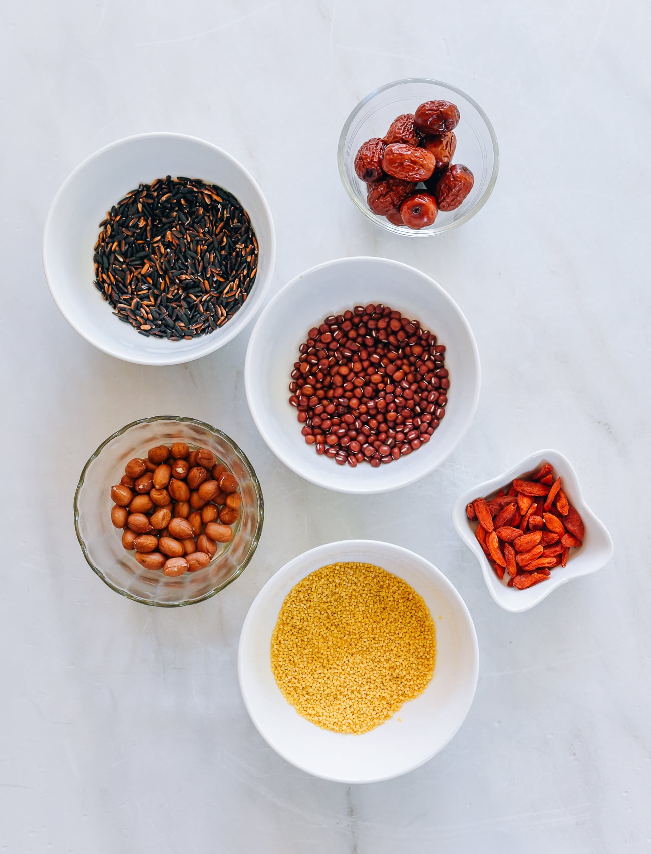 ingredients for chinese confinement sweet soup