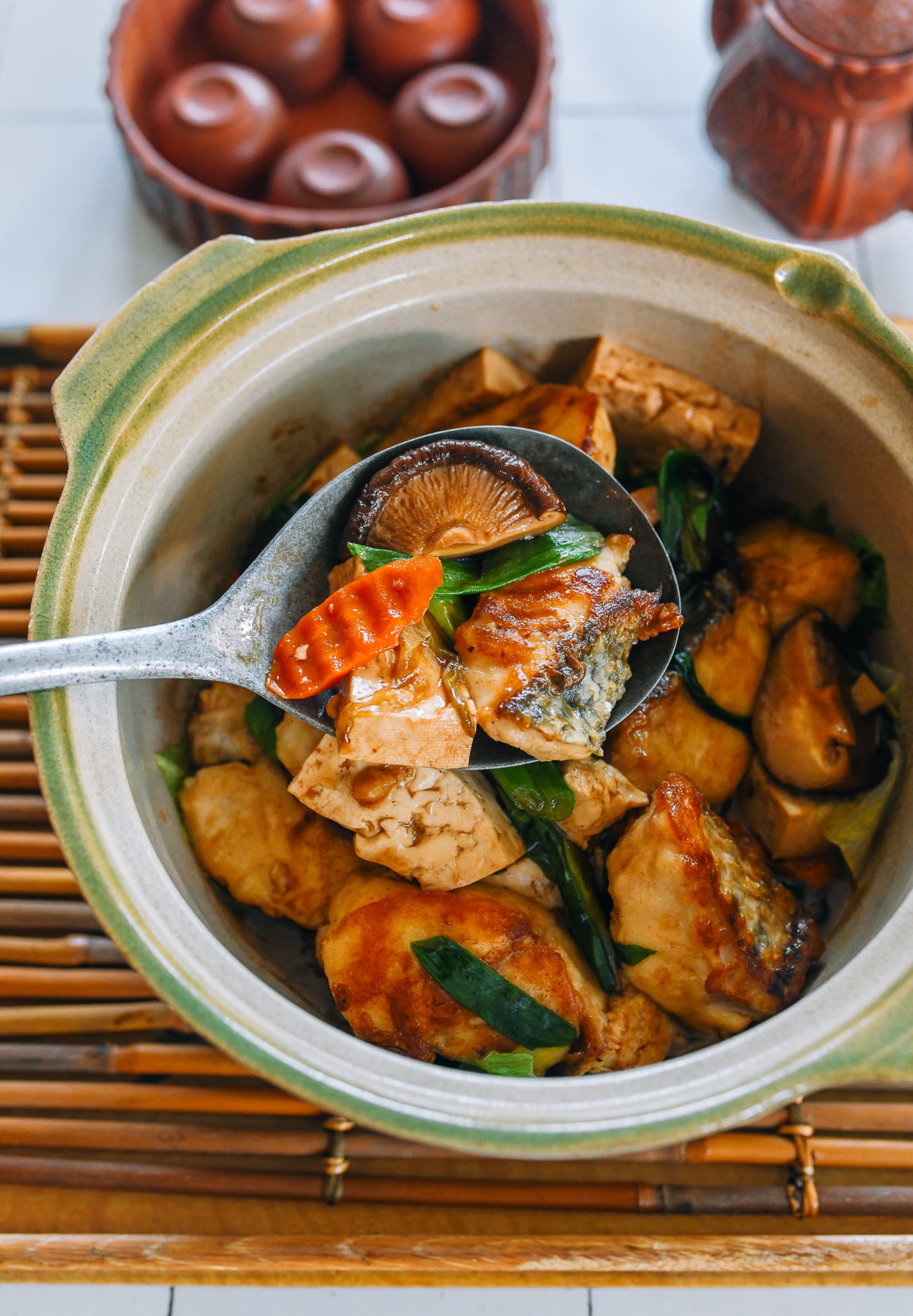 Clay Pot Fish and Tofu