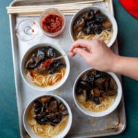 Mushroom Noodle Soup
