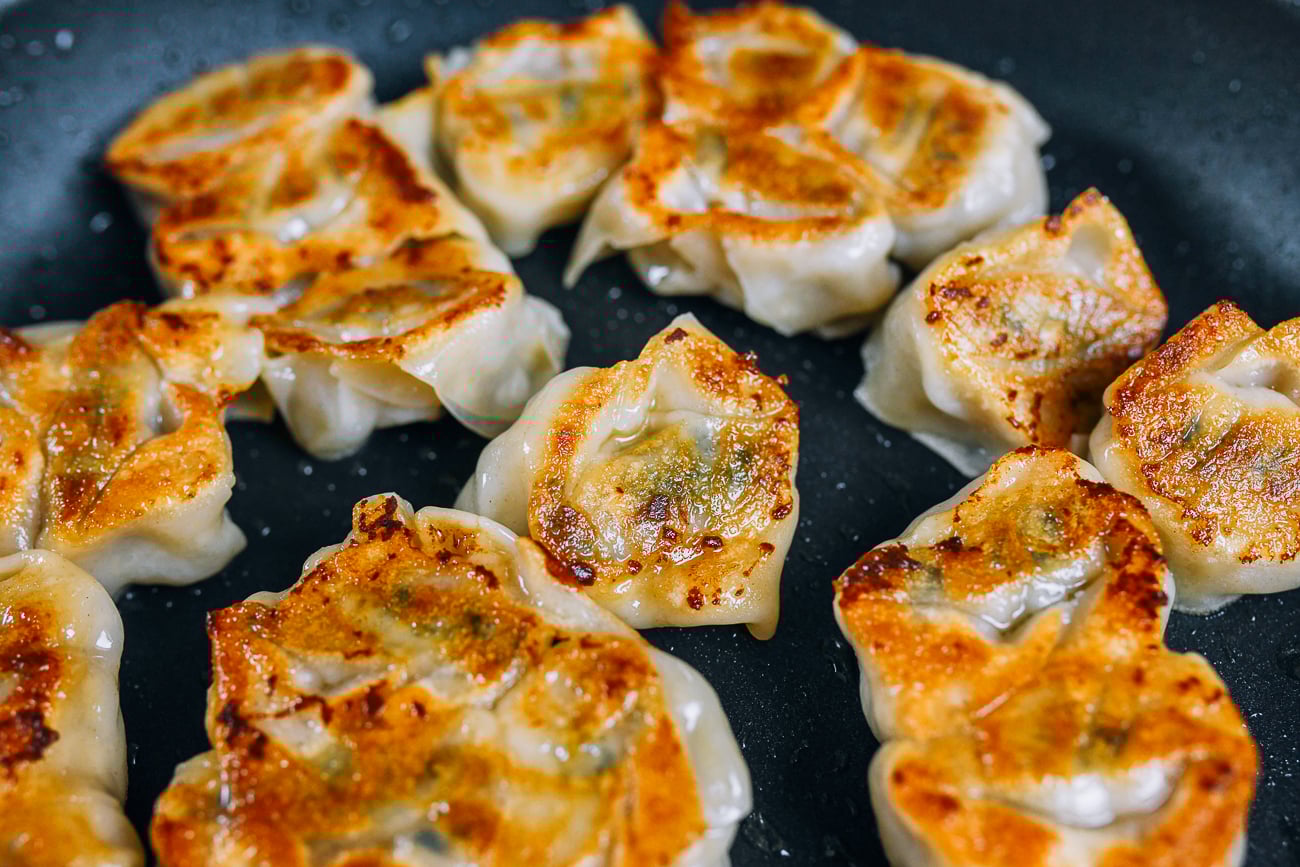 Pan-fried wontons