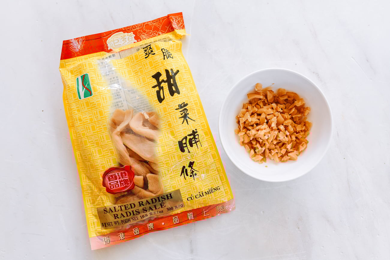 preserved salted radish - luobogan