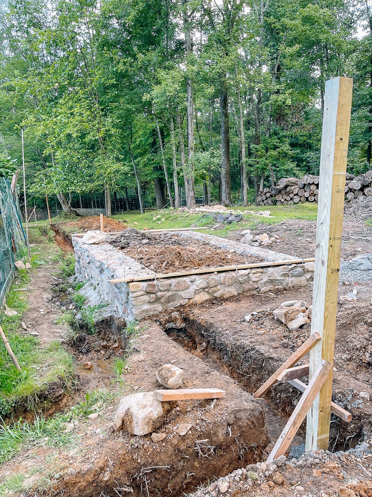 Green house foundation