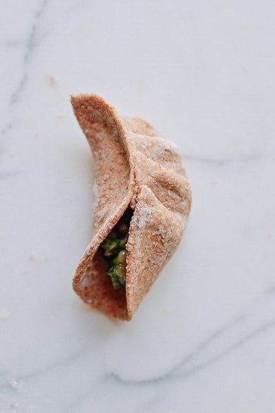 Whole Wheat Dumpling Wrappers, by thewoksoflife.com