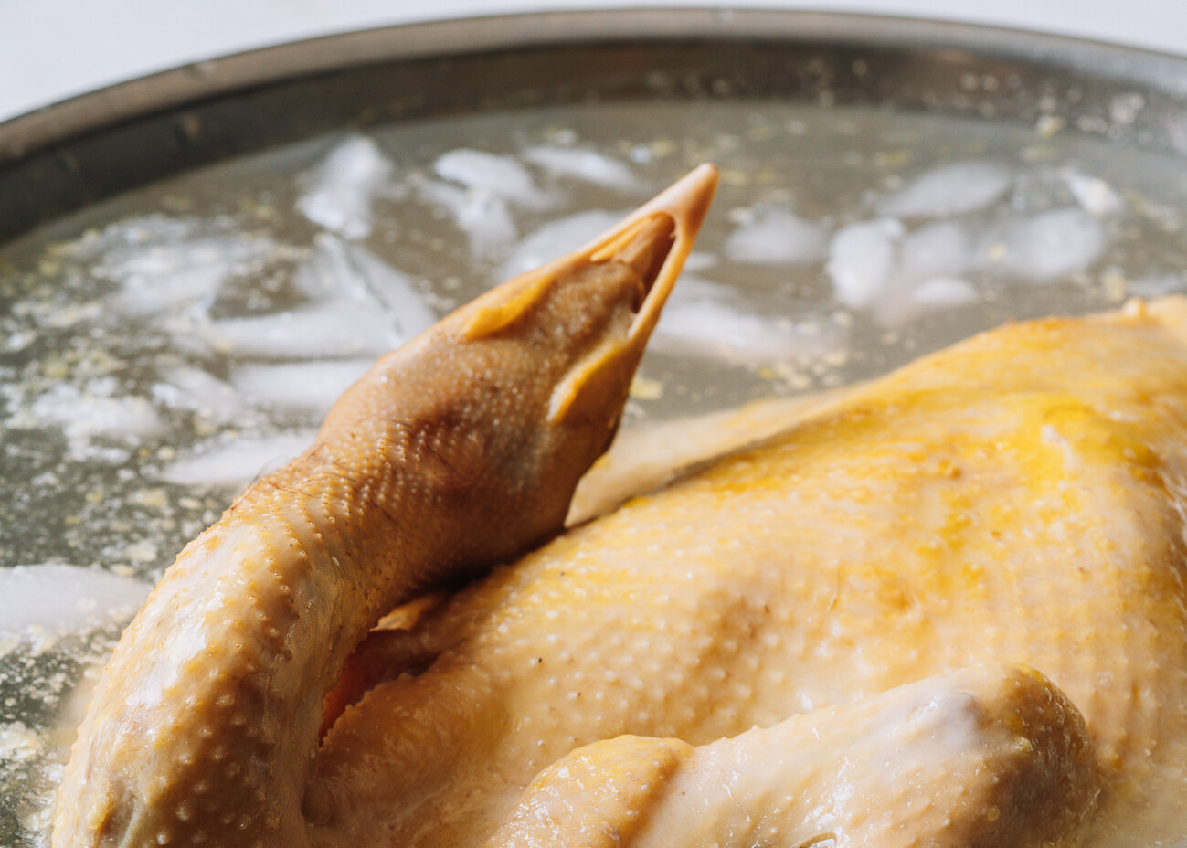 Buddhist style chicken with buddhist exemption tag