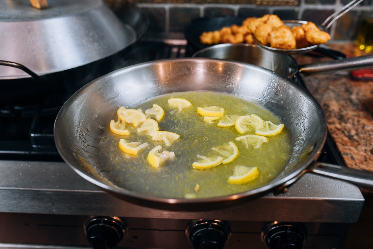 lemon sauce for Chinese lemon chicken