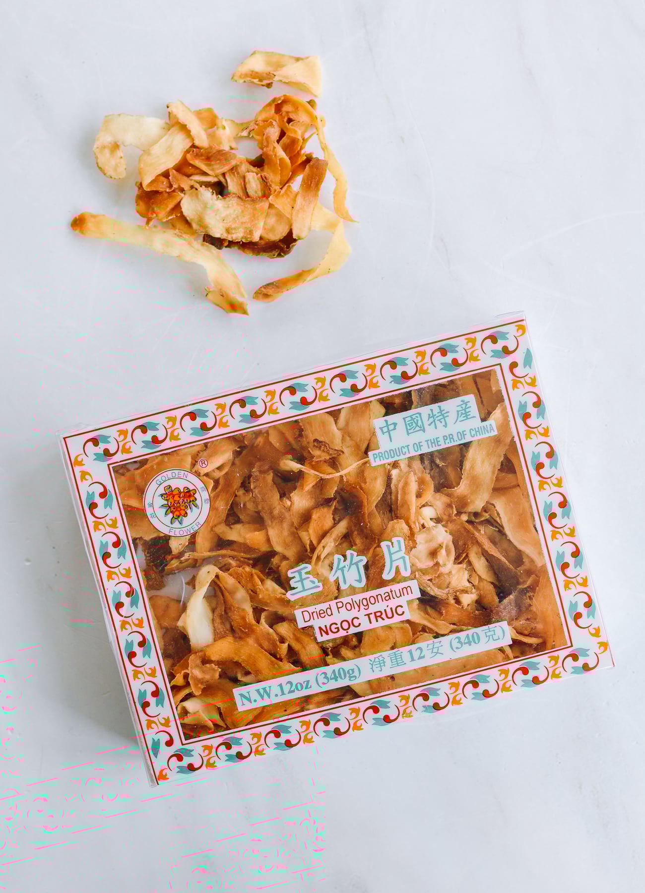 package of dried polygonatum odoratum - yuzhu