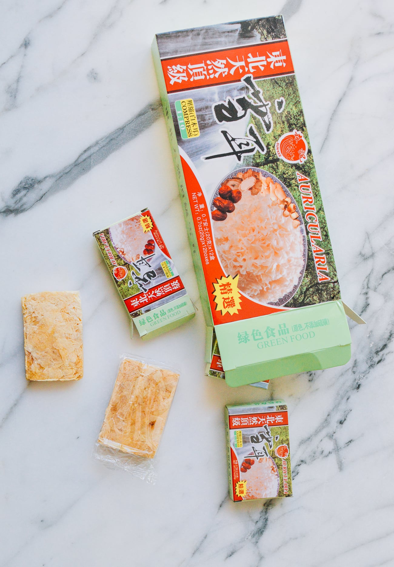 dried snow fungus package