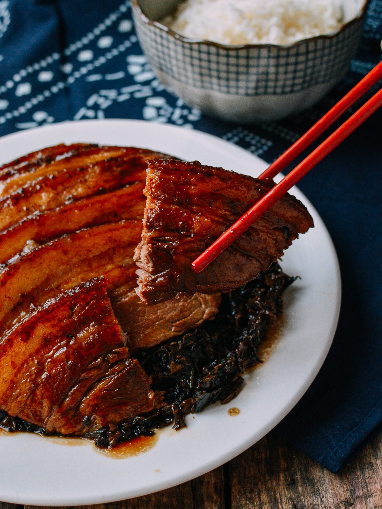 Mei Cai Kou Rou or Moy Choy Kau Yuk