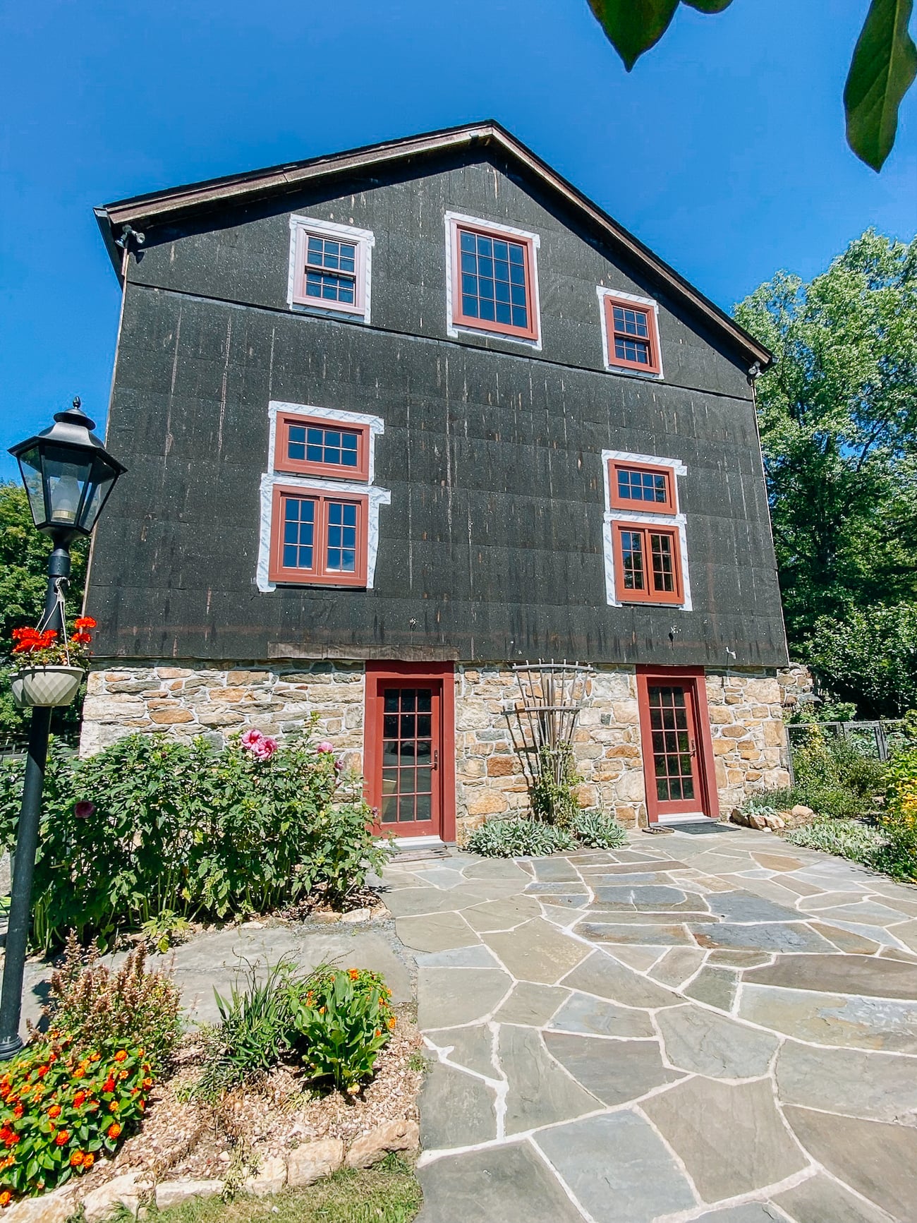 barn with siding removed