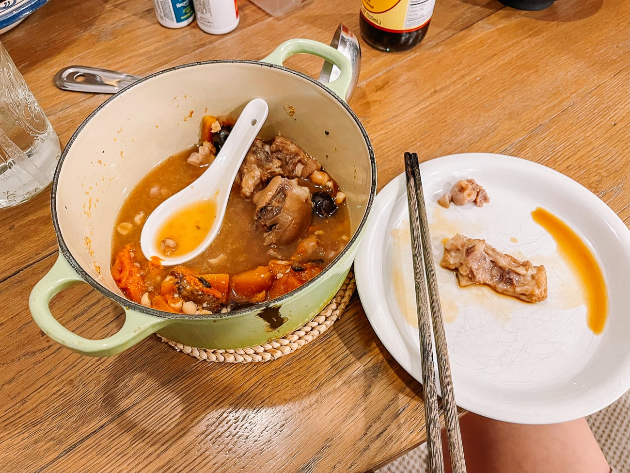 pig feet papaya soup