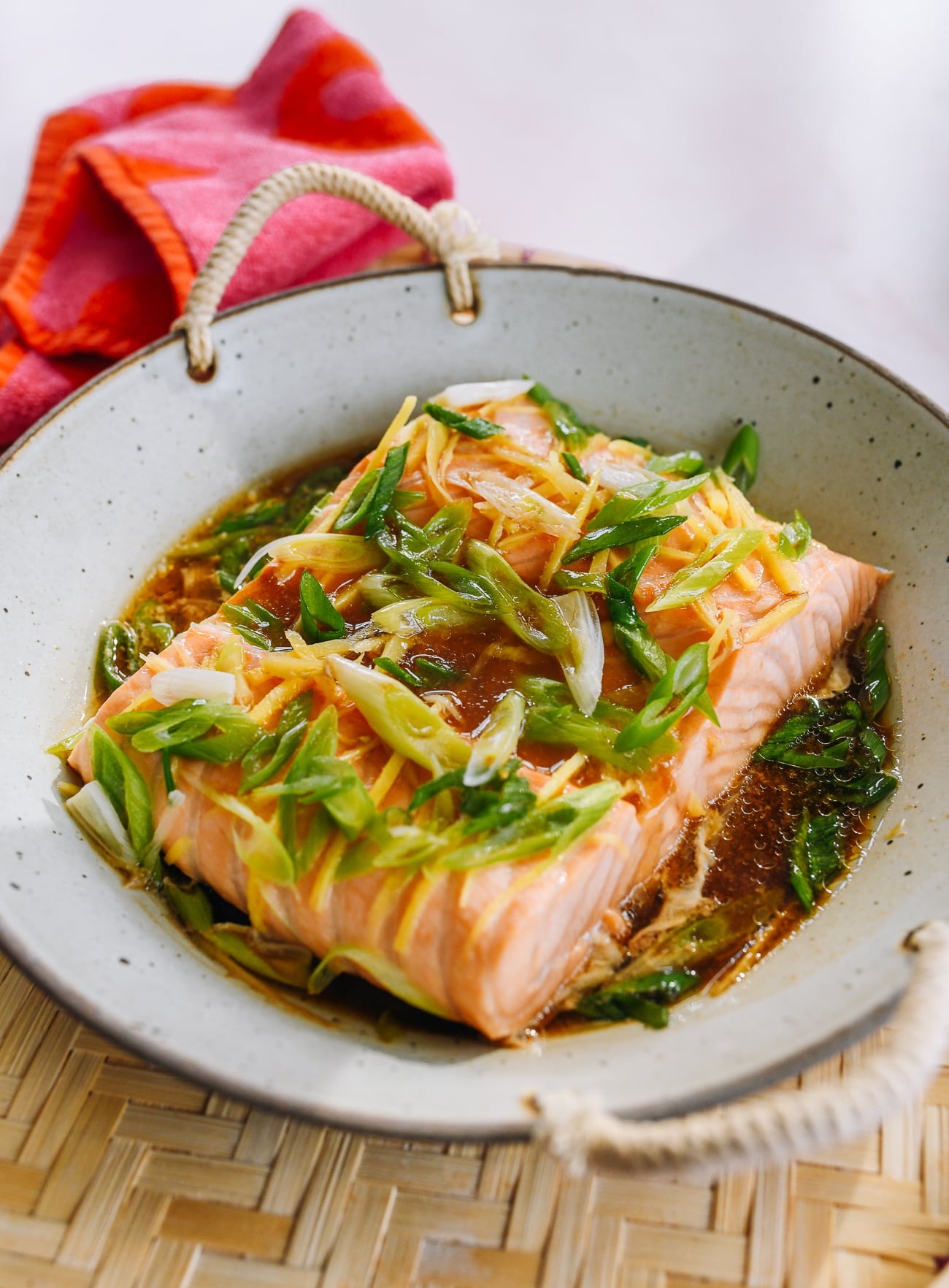 Shanghai Style steamed salmon recipe