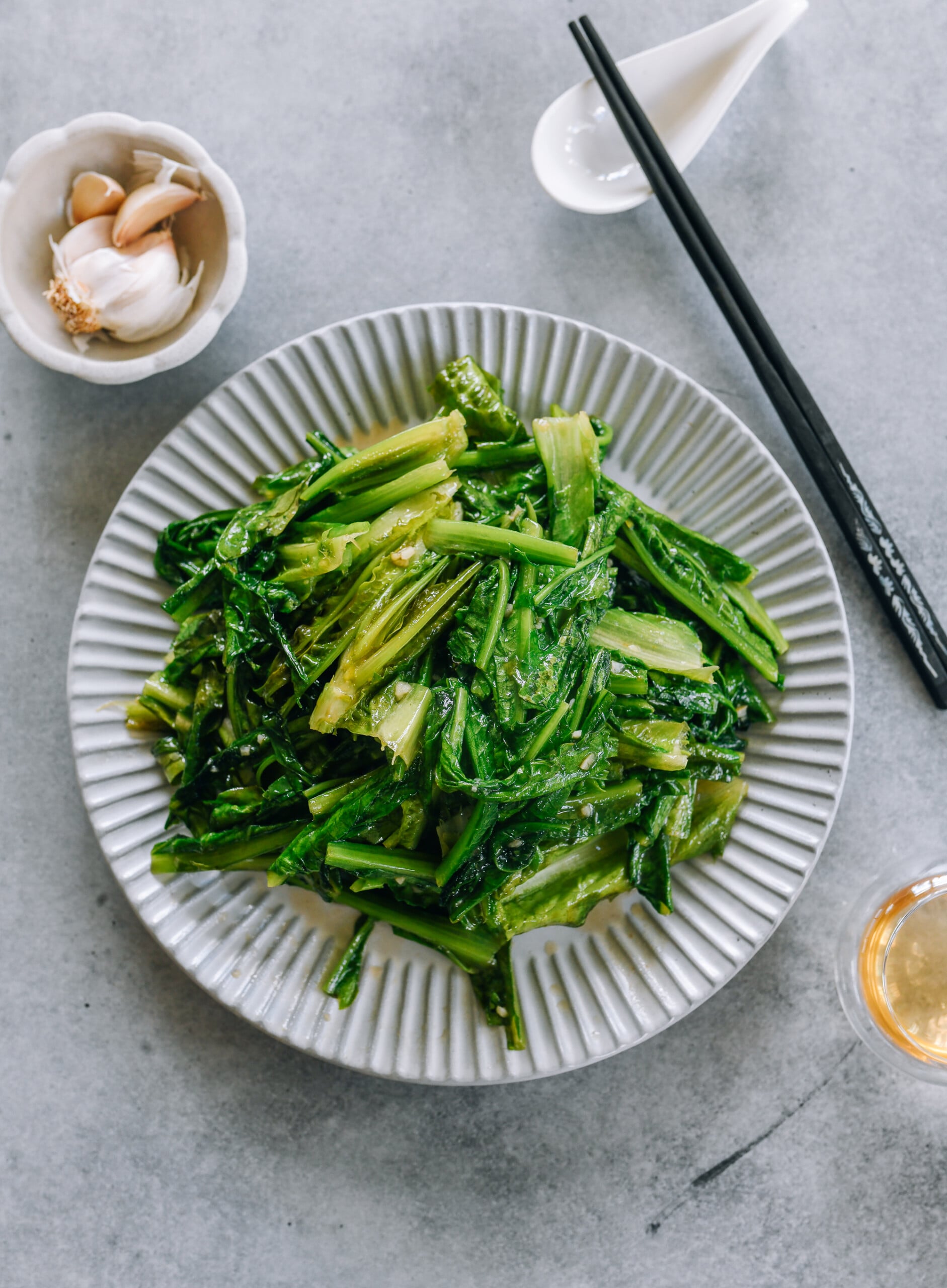 A Choy with Garlic & Oyster Sauce