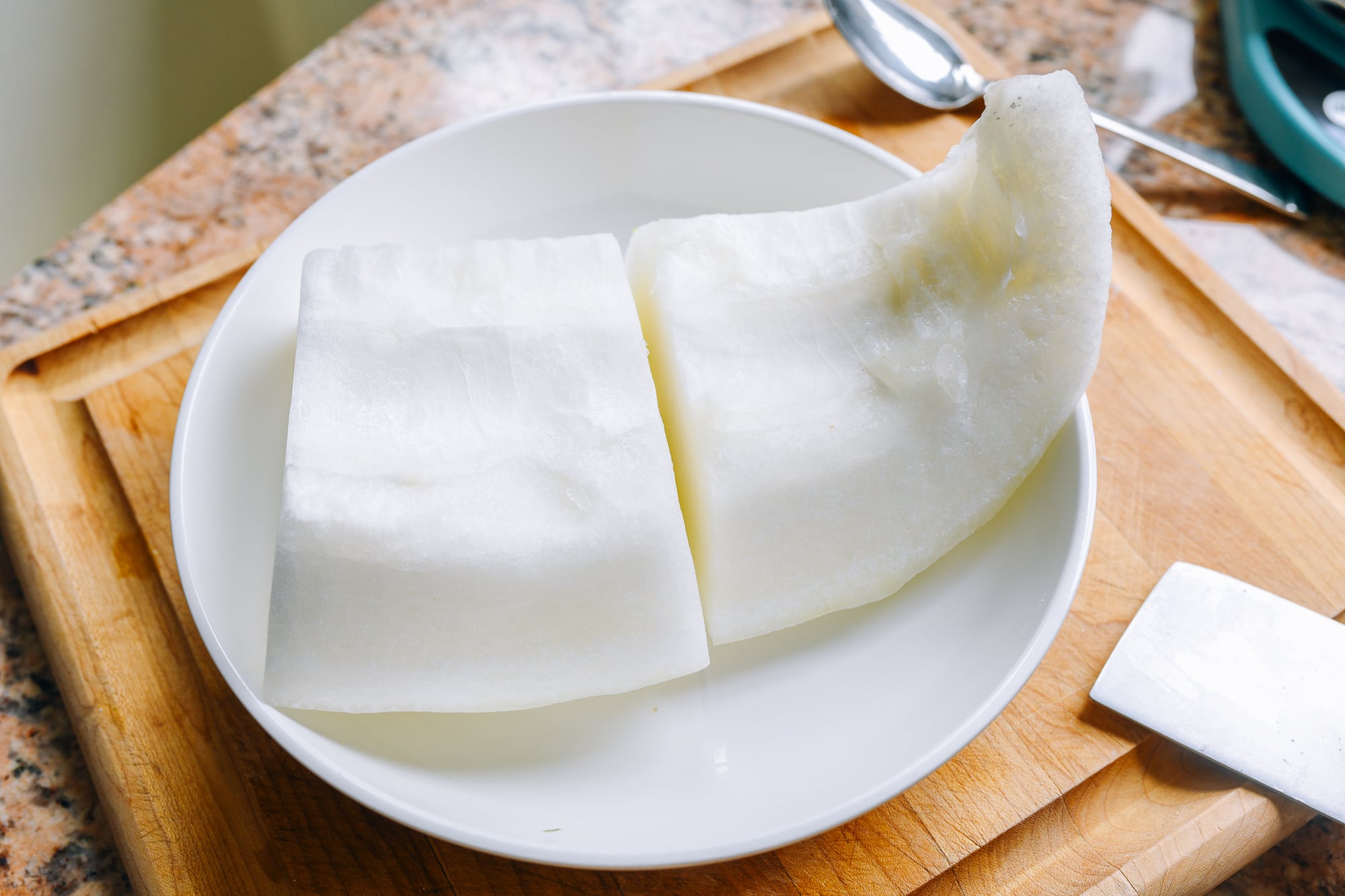 winter melon with skin removed