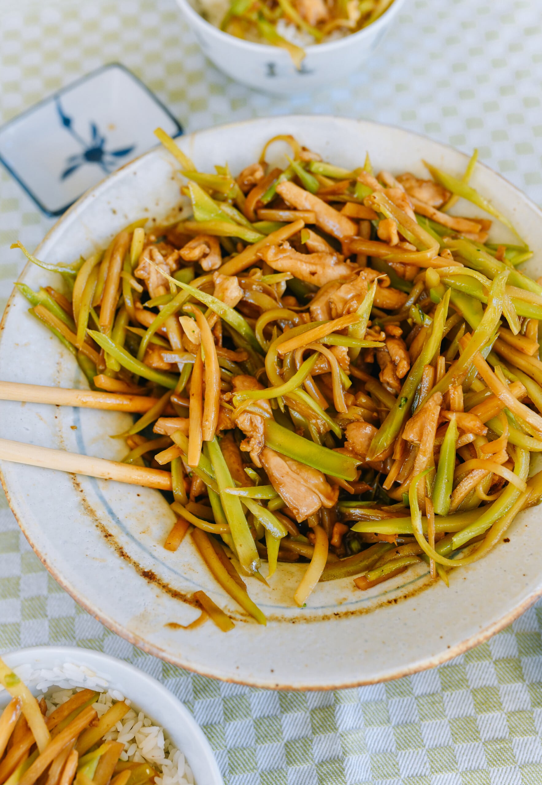 Broccoli Stem Stir-fry