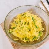 Spaghetti Squash Salad with Scallion Oil