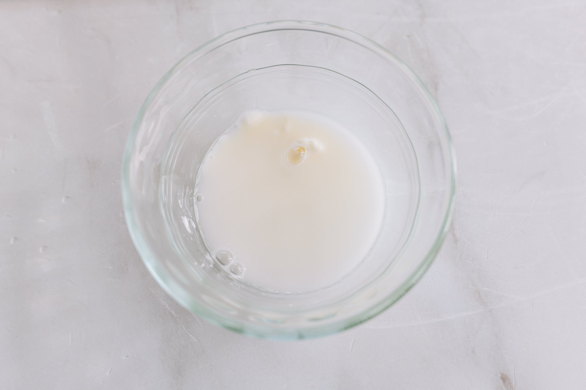 cornstarch slurry in small glass bowl