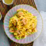 Cantonese shrimp and eggs