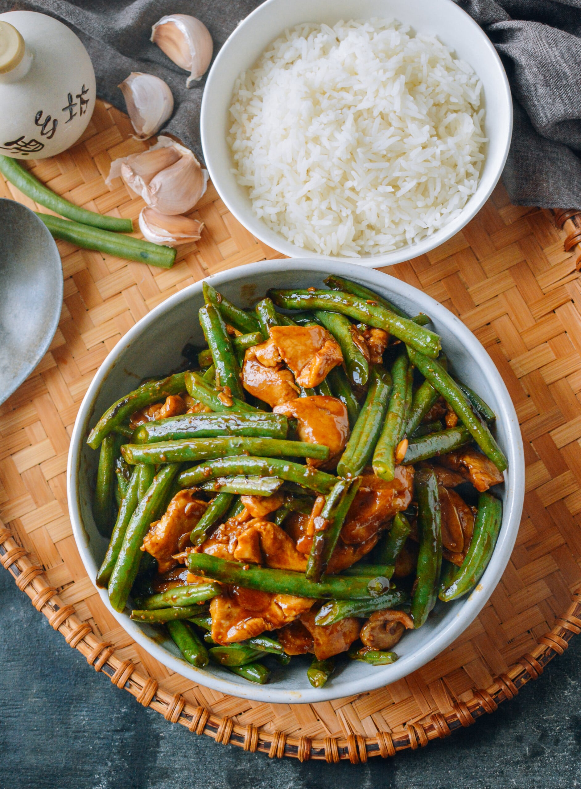 Chicken and string beans