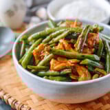 Bowl of Chicken with String Beans