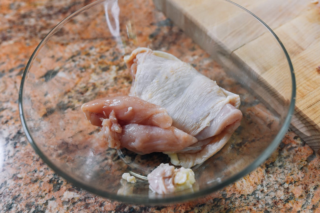 skin-on de-boned chicken breast