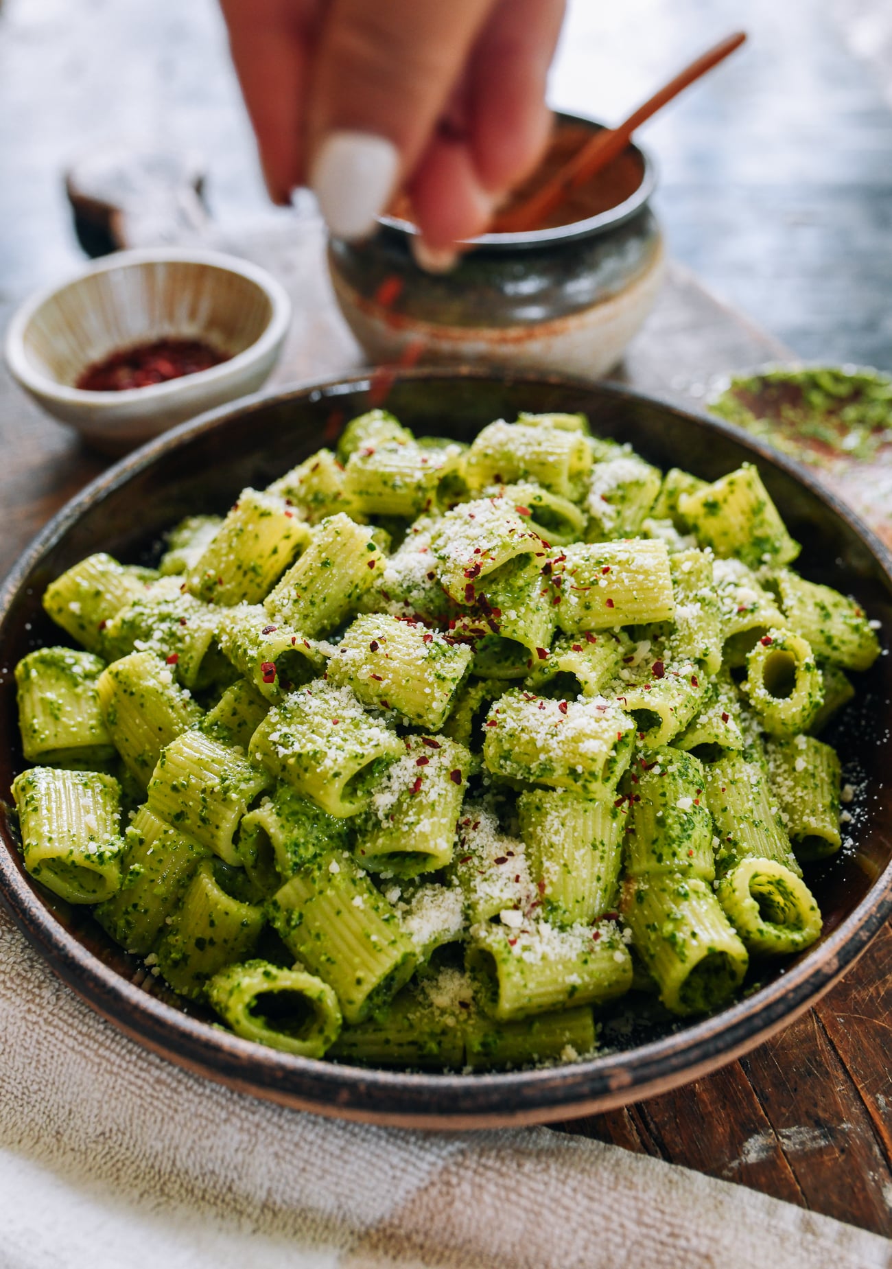 Just Kale Pesto Pasta