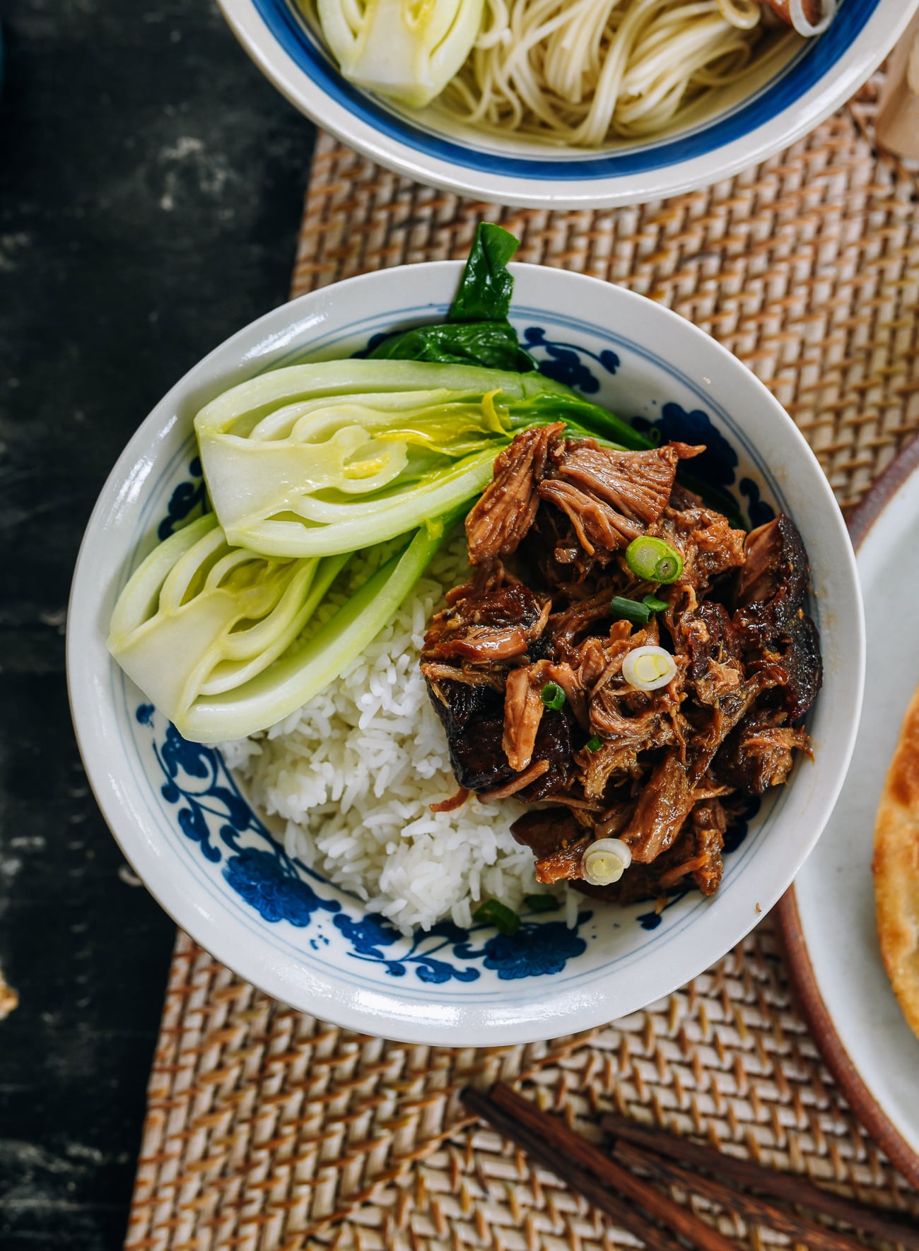 red braised pulled pork with rice