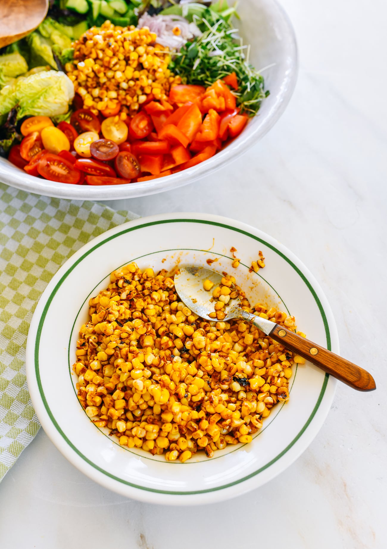 Fried Corn (For Salads or an Easy Side Dish) 
