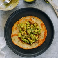 Scallion Pancake with Avocado