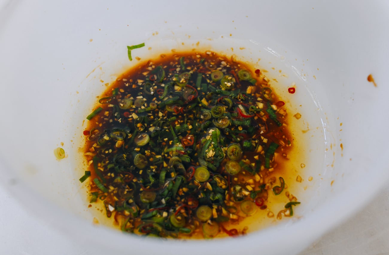 Sauce for Asian style shrimp salad