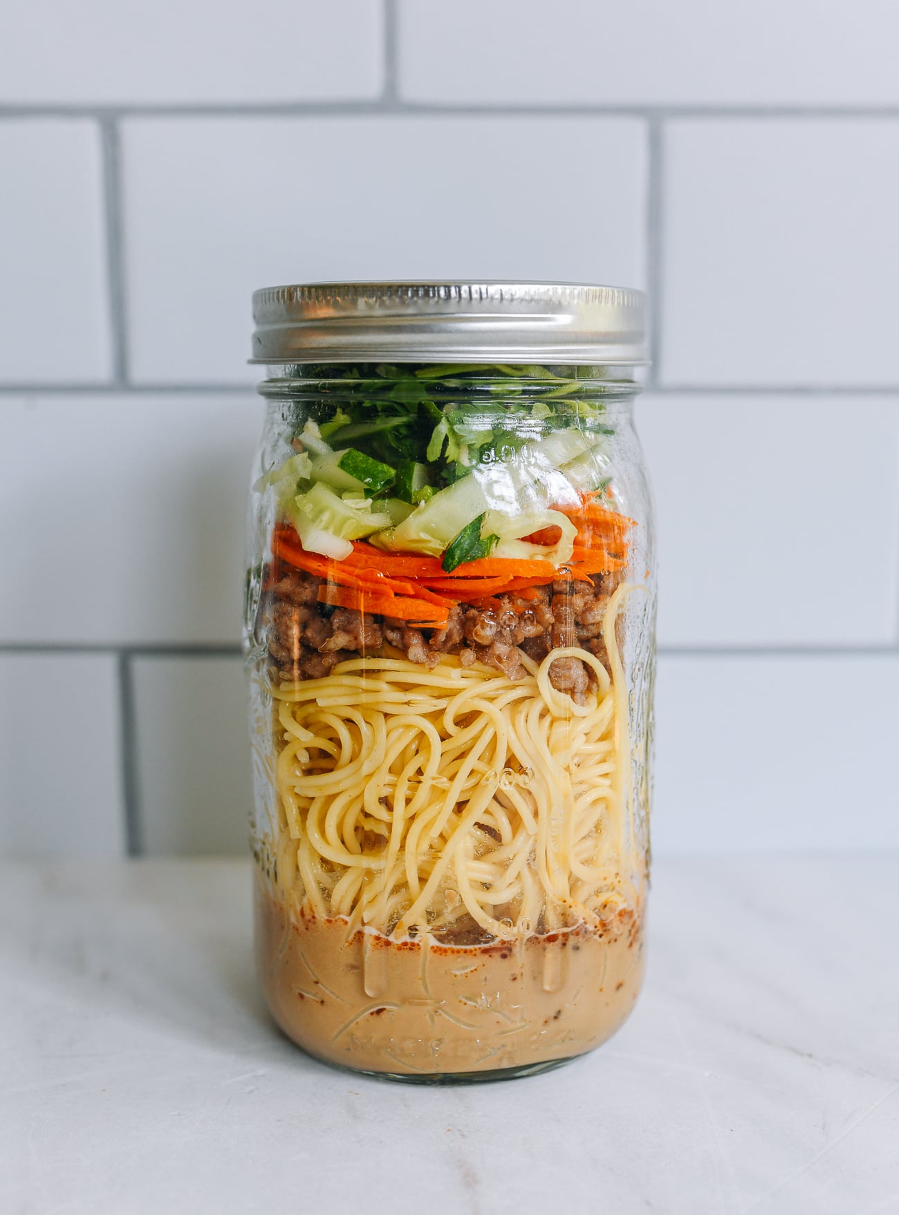 cold noodles meal prep