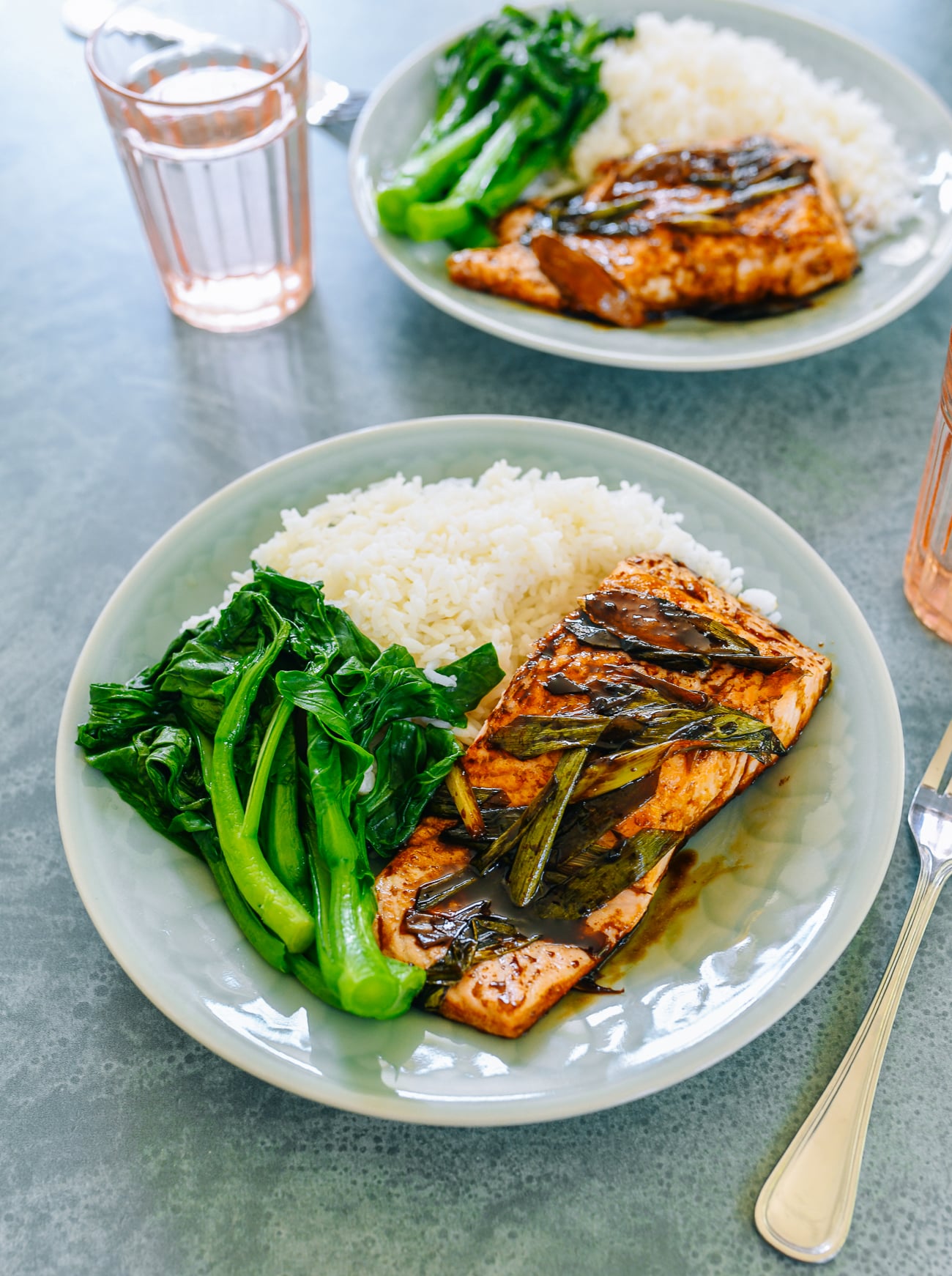 Glazed Salmon, Hongshao-Style