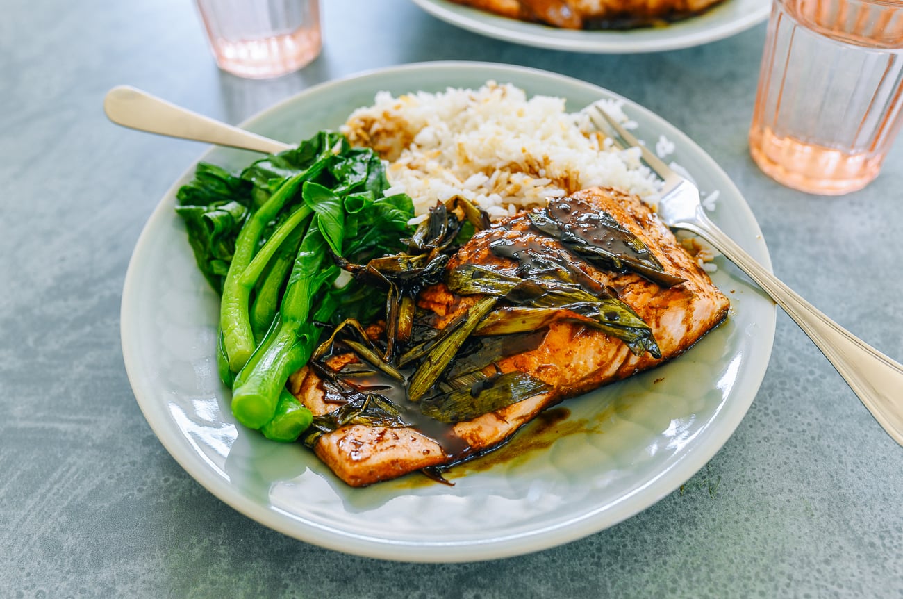 Chinese glazed salmon recipe