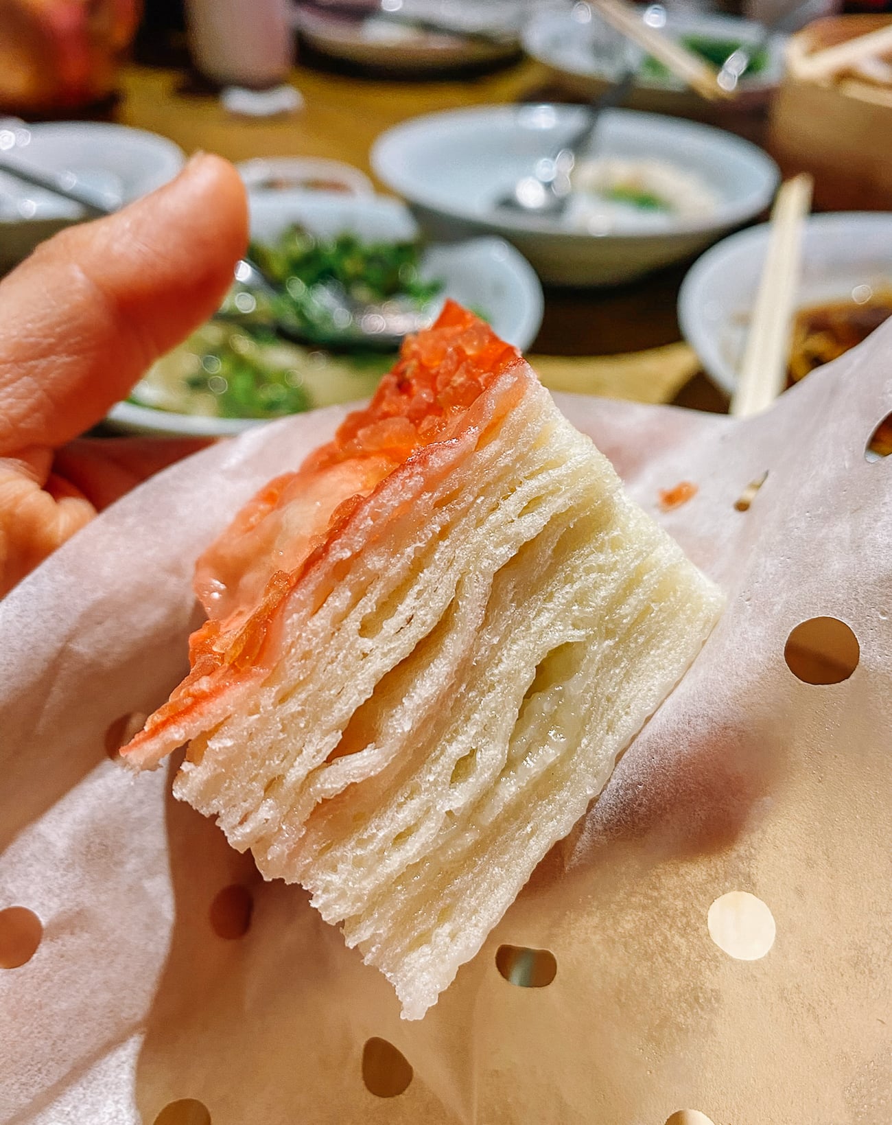 thousand layer oil cake