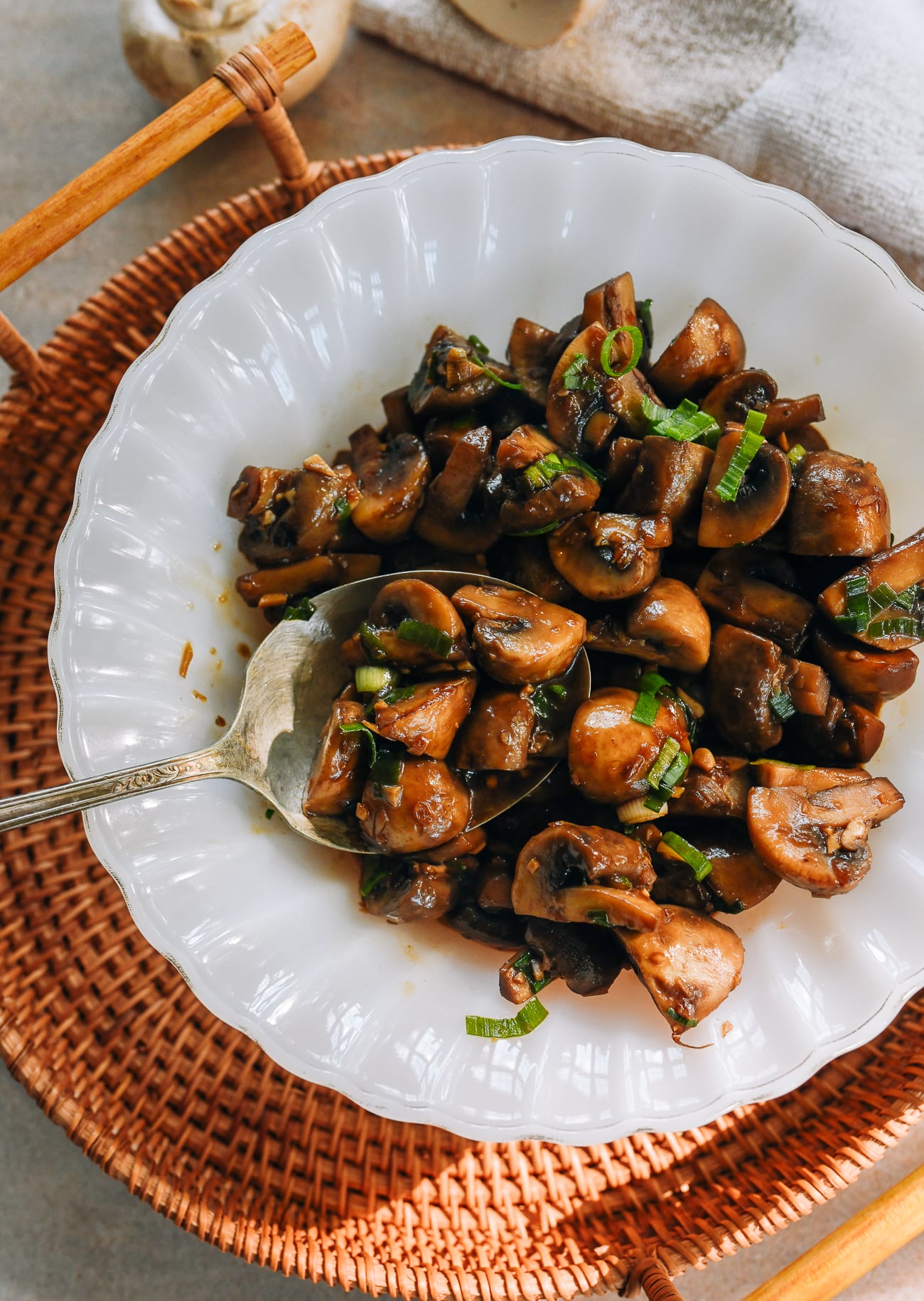Braised Mushrooms