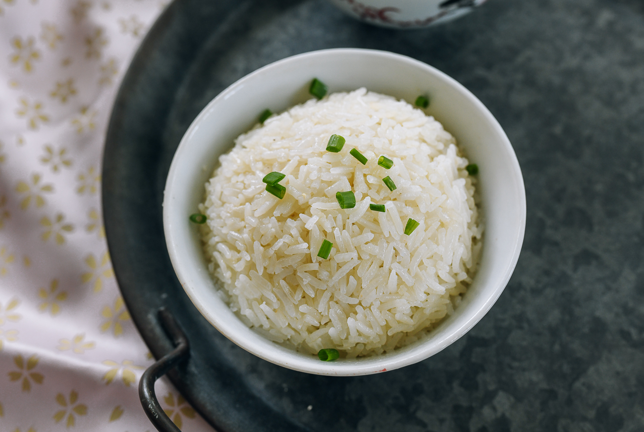 bowl of chicken flavored rice