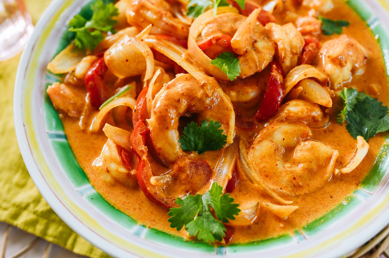 coconut curry shrimp red curry paste