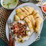 Plate of Hainan Chicken Rice