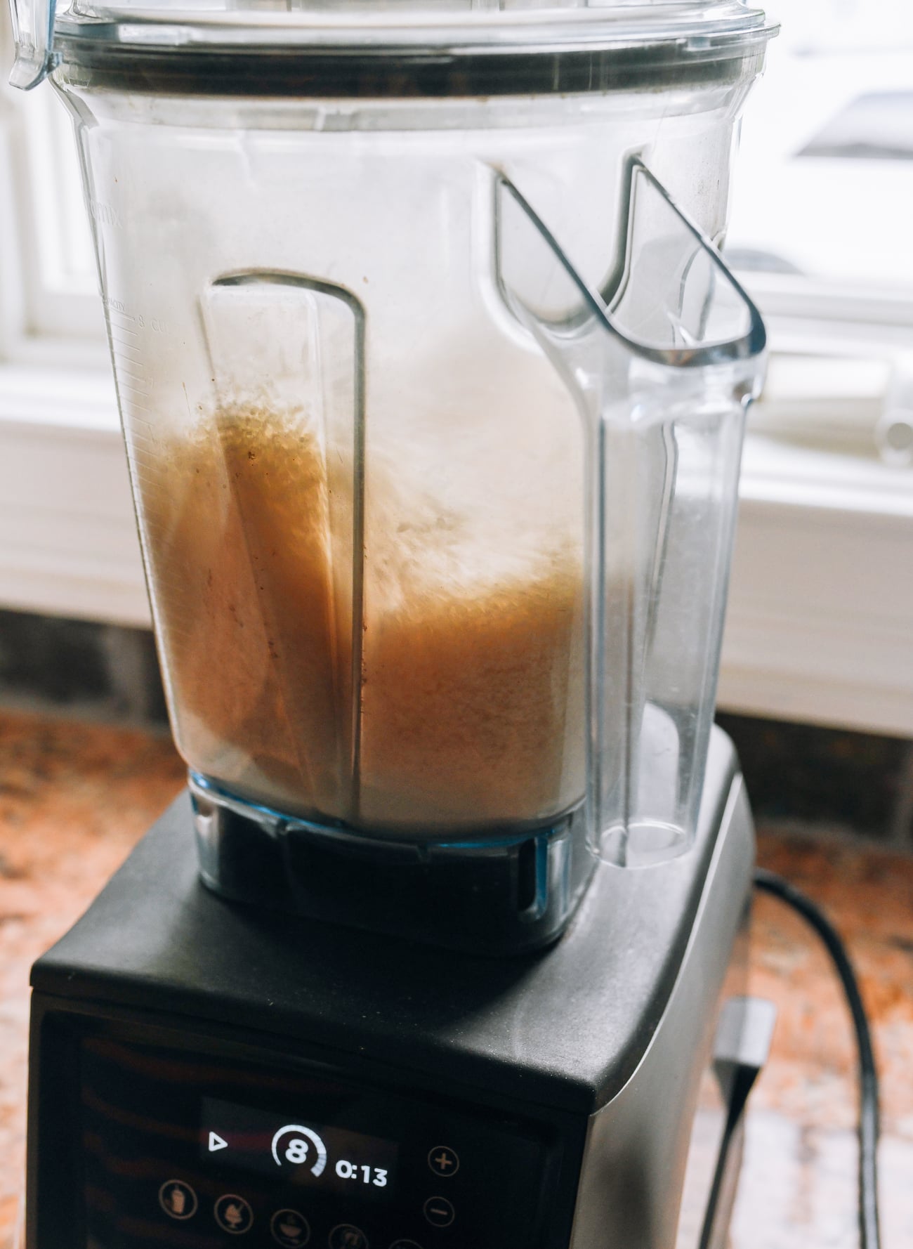 blending rice in vitamix