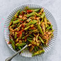 Okra Stir-fry with Chicken