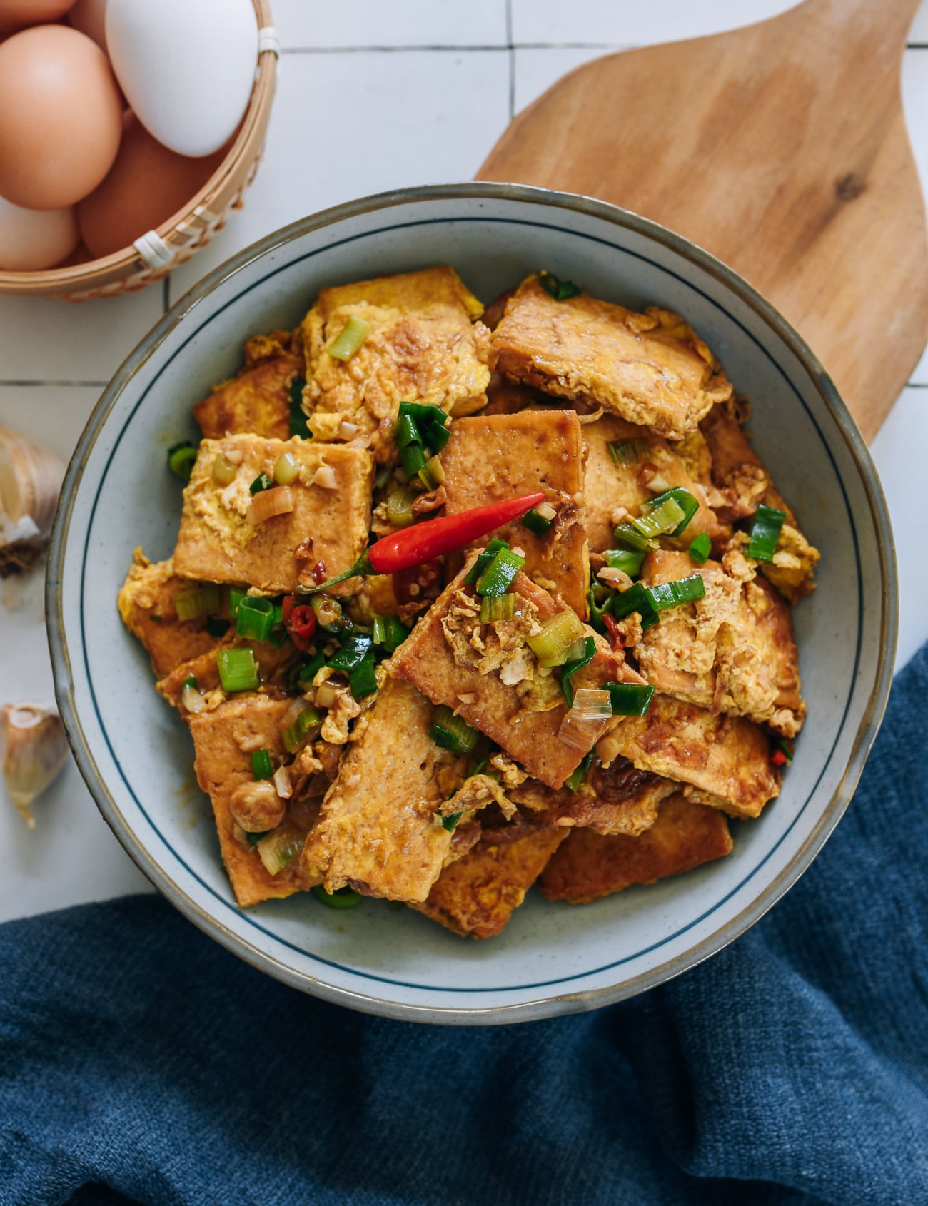 tofu with egg recipe