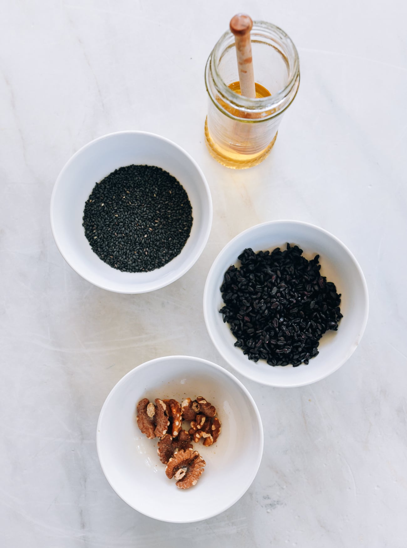 black sesame soup ingredients